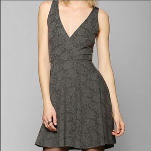 Pins and Needles Urban Outfitters Gray Dress